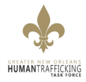Greater New Orleans Human Trafficking Task Force (GNOHTTF) logo